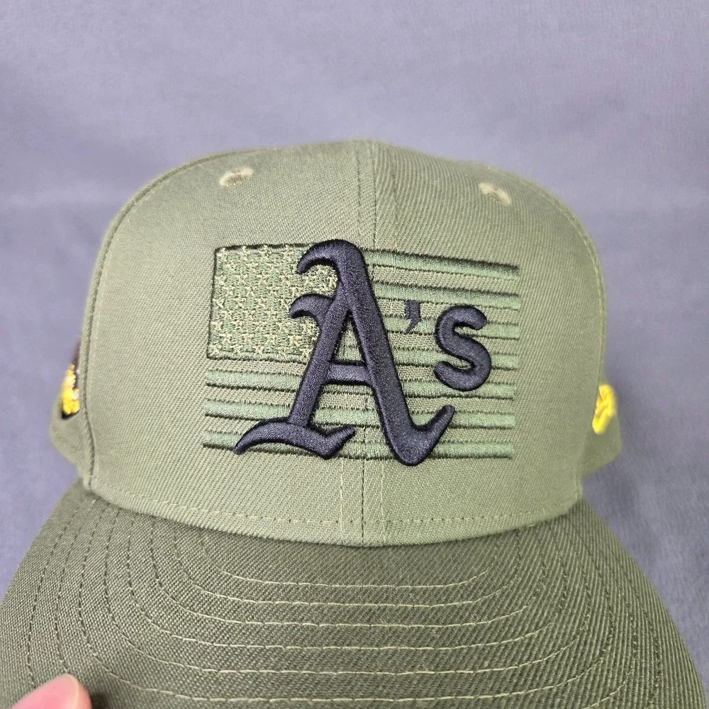 Oakland A's SnapBack Armed Forces Memorial Day Official Hat - 9Fifty OSFA NEW